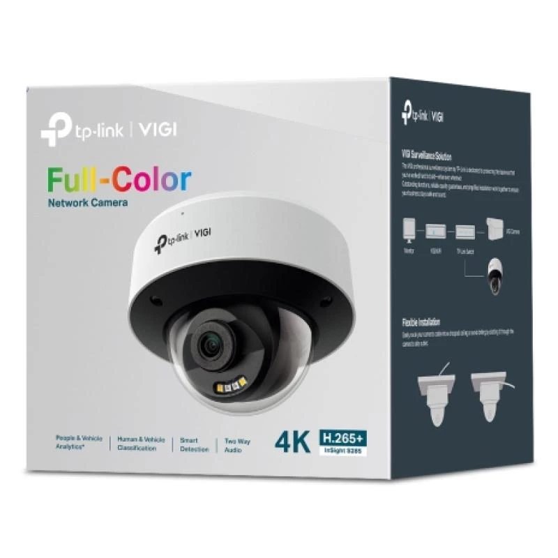 TP-Link InSight S285 Āra kupola IP kamera 8MP 3840x2160 griestu montāžai