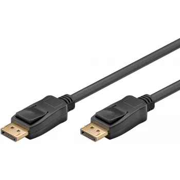 Goobay DisplayPort uz DisplayPort savienojuma kabelis | 64799 | Melns | 3 m