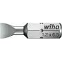 Uzgriežņu uzgriežņu bits wiha 7010Z/6.5-25 25mm, viens spraugas bits manuālajiem un elektriskajiem skrūvgriežiem