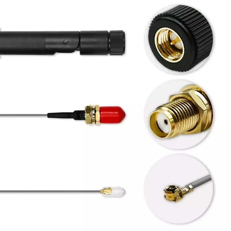 Iekštelpu Wi-Fi antena QOLTEC 57046, divu joslu 2.4–2.5 GHz un 5.1–5.8 GHz, 5 dBi, 50 Ω