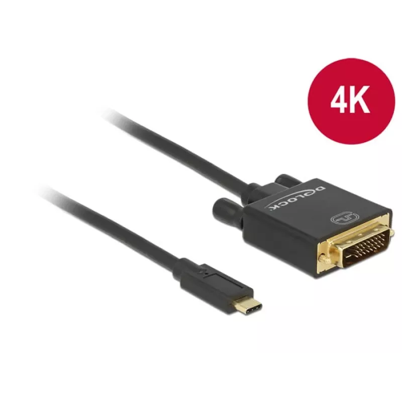 USB-C uz DVI adapteris DeLOCK 1m 85320