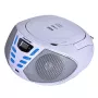 Pārnēsājamā stereo sistēma Blaupunkt BB7-WH, 2.4 W, FM, pelēka, MP3 atskaņošana