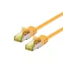 Tīkla kabelis LOGON SSTP Cat6a RJ-45 RJ-45 3 m Dzeltens