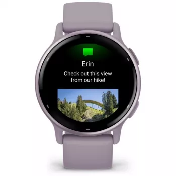 Garmin Vivoactive 5 3.05 cm (1.2) AMOLED Digital 390 x 390 pikseļi Skārienekrāns Violeta Wi-Fi GPS (satelīts)
