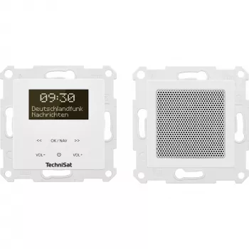 TechniSat DigitRadio UP 55 - DAB+ radio - 2 x 2 W - Balts (0001/3901)