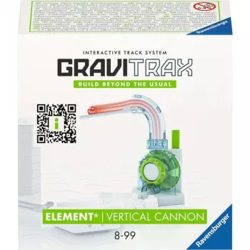 Ravensburger GraviTrax Elements Vertikālais lielgabals – trases papildinājums (27465) marmora lodīšu sistēmām