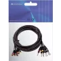 Audio snake kabelis Omnitronic 8×RCA līdz 8×1/4 collu mono jack, 15 m, 30304748