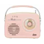 Retro galda radio Eltra LUIZA RETRO SP-11 ar MP3, USB un SD kartes atbalstu, rozā