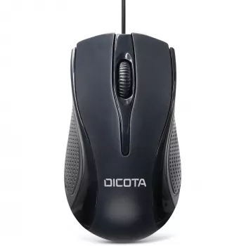 DICOTA D32011 - vadu pele ar optisko sensoru, 3 pogām, melna