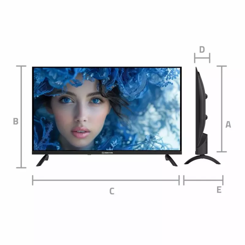 LED televizors MANTA MATV001LHN32 32 collu HD Ready