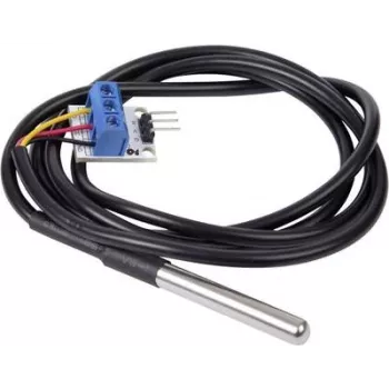 Velleman VMA324 Piederums izstrādes platēm temperatūras sensors Melns - Sudrabs (VMA324)