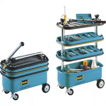 HAZET Assistent 166N darbagalds - Melns - Zils - 300 kg - 350 mm - 680 mm - 965 mm - 24,5 kg