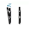 TV sienas stiprinājums ESPERANZA ERW010 14–50 collām (35.6–127 cm), slīpums 15°, VESA 75x75–200x200, maks. slodze 25 kg, melns
