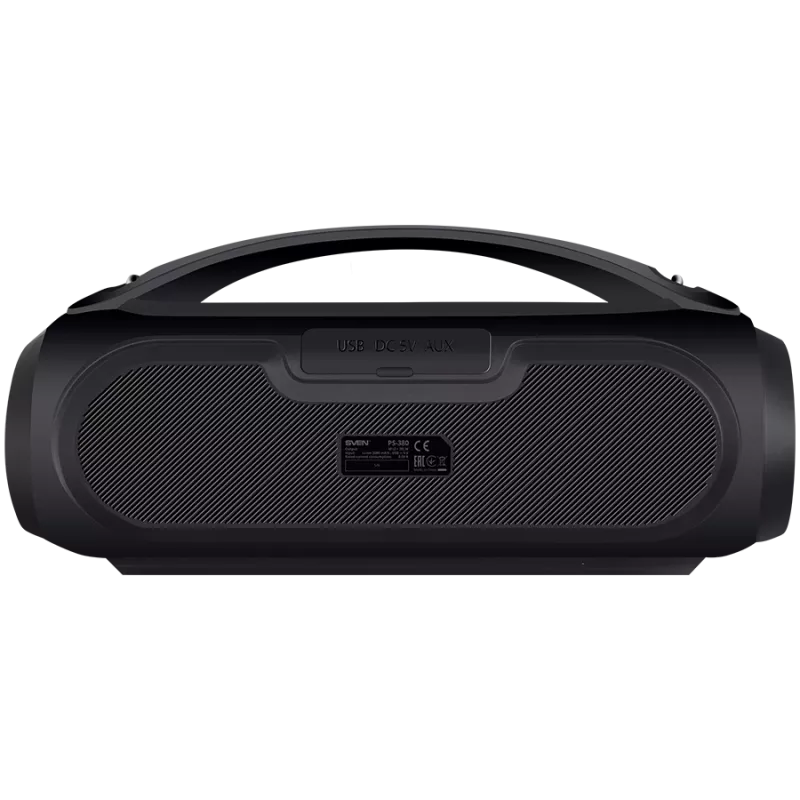 Skaļrunis SVEN PS-380, melns (40W, Ūdensizturīgs (IPx5), TWS, Bluetooth, FM, USB, 3000mAh)
