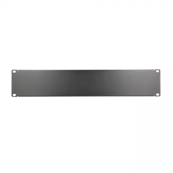 Extralink Front Blank Panel 2U 19 collu melns tērauda aizpildes panelis