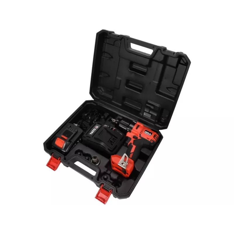 YATO BEZSUKU TRIECIENA UZGRIEŽŅU ATSLĒGA 18V LI-ION 1/2 inch 1x3,0Ah 700Nm