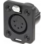 Neutrik NC5FDX-TOP vadu savienotājs XLR melns (NC5FDX-TOP)