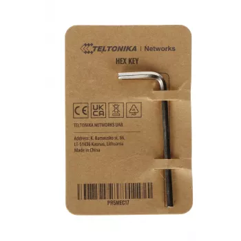 Sešstūra atslēga Teltonika 19 x 53 x 2.5 mm Niķelēta Leņķa PR5MEC17