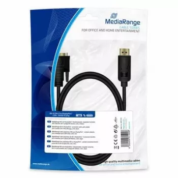 MediaRange MRCS131 video kabeļa adapteris 2 m DisplayPort – DVI-D Melns
