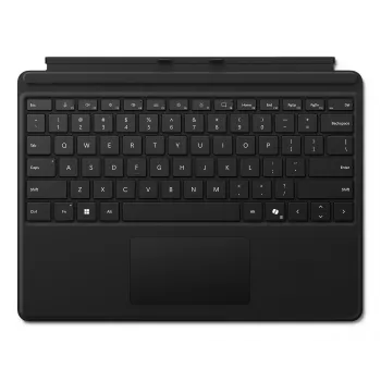 Microsoft Surface Pro tastatūra vācu izkārtojumā Microsoft Cover ports Melna