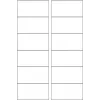HERMA 10776 pašlīmējošā etiķete 8,89 cm x 4,66 cm, 12 etiķetes uz lapas