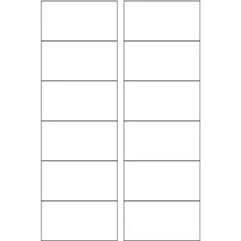 HERMA 10776 pašlīmējošā etiķete 8,89 cm x 4,66 cm, 12 etiķetes uz lapas