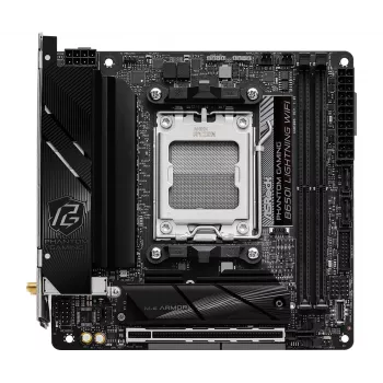 Mini-ITX mātesplate ASRock B650I Lightning WiFi — AMD B650, Socket AM5, DDR5, 2 DIMM (maks. 96 GB), Wi‑Fi 6E, 2.5Gb LAN
