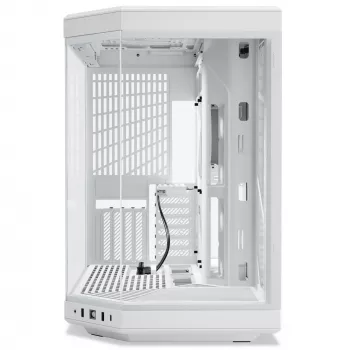 PC korpuss HYTE Y70 Midi Tower Balts — atbalsta EATX, GPU līdz 42.2 cm, CPU dzesētāja augstums 18 cm