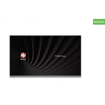 Interaktīvais displejs AVTEK TS 8.1 EASY 75, 75 collas, 3840x2160, 60Hz, IR skārienekrāns, 20 punkti, 400 cd/m², 24/7, VESA 600x400