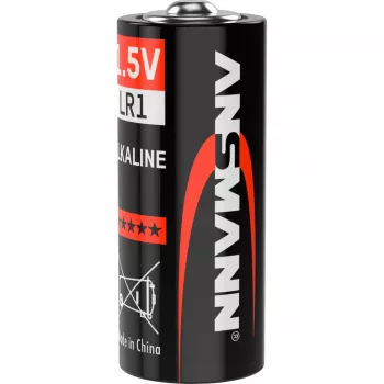 Vienreizējās lietošanas baterija Ansmann 1,5 V sārmainā šūna LR 1