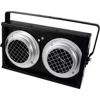 Stage PAR gaismeklis EUROLITE Audience Blinder 2xPAR-36 DMX melns