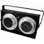 Stage PAR gaismeklis EUROLITE Audience Blinder 2xPAR-36 DMX melns
