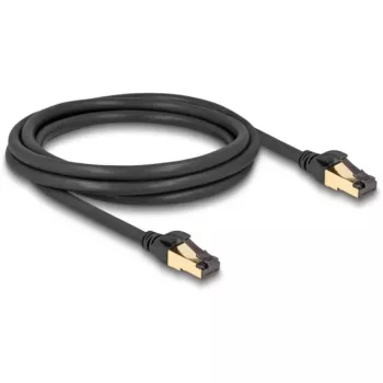 DeLOCK RJ45 Cat.6A S/FTP tīkla kabelis 2m melns