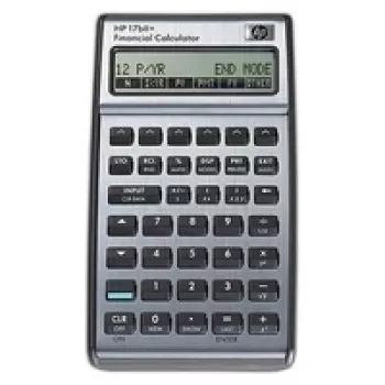 HP 17bII+ kabatas finanšu kalkulators, sudraba, plastmasas pogas (F2234A#UUZ)