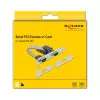 Paplašināšanas karte DeLOCK PCI Express x1 uz 2 x Serial RS-232