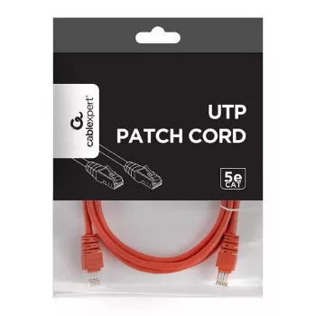 Patch vads CAT5E UTP 1.5m sarkans PP12-1.5M/R Gembird