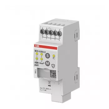 ABB BE/S4.230.3.2 Binārais ieejas modulis 4 kanāli 10–230 V ar manuālo vadību (2CDG110279R0011)