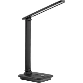 LED galda lampa MACLEAN MCE614B — regulējama, aptumšojama, 9W, 3000K/4500K/6500K, melna