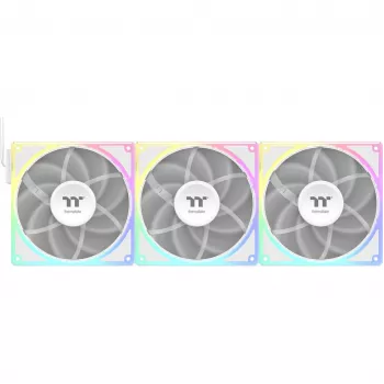 Dzesēšanas ventilatoru komplekts THERMALTAKE TOUGHFAN EX 140 ARGB Sync White — 140mm, 3 gab.