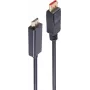 ShiverPeaks BS10-71045 3m DisplayPort–HDMI video kabelis, melns