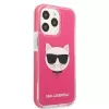 Karl Lagerfeld KLHCP13XTPECPI Cietais maciņš iPhone 13 Pro Max 6.7 Fuksija/FUSCHIA Choupette Head