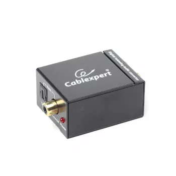 Gembird DSC-OPT-RCA-001 audio pārveidotājs Melns