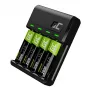 Lādētājs Green Cell GC VitalCharger ar 4× AA 2000mAh NiMH baterijām