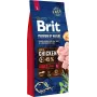 Sausā suņu barība Brit Premium by Nature ADULT L 15 kg — Vistas gaļa, Lielās šķirnes, Olbaltumvielas 27%, Tauki 14%