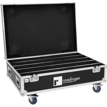 Transporta un aizsardzības flightcase Roadinger 4x LED IP Atmo Bar 10