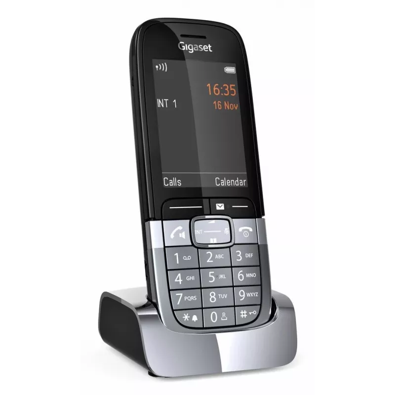Gigaset SL850H Pro DECT bezvadu telefonarīkstes ar zvanītāja ID, titāna krāsa
