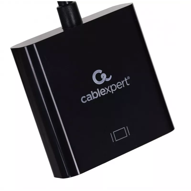 USB Type-C uz HDMI adapteris Gembird A-CM-HDMIF-03, USB 2.0/3.2 Gen2, 3840×2160@30Hz, melns