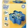 Ravensburger 12001674 glabāšanas risinājums ar nodalījumiem un pārnēsājamu dizainu sīklietu šķirošanai