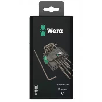 L-torx atslēgu komplekts Wera 05073598001, 9 gab.