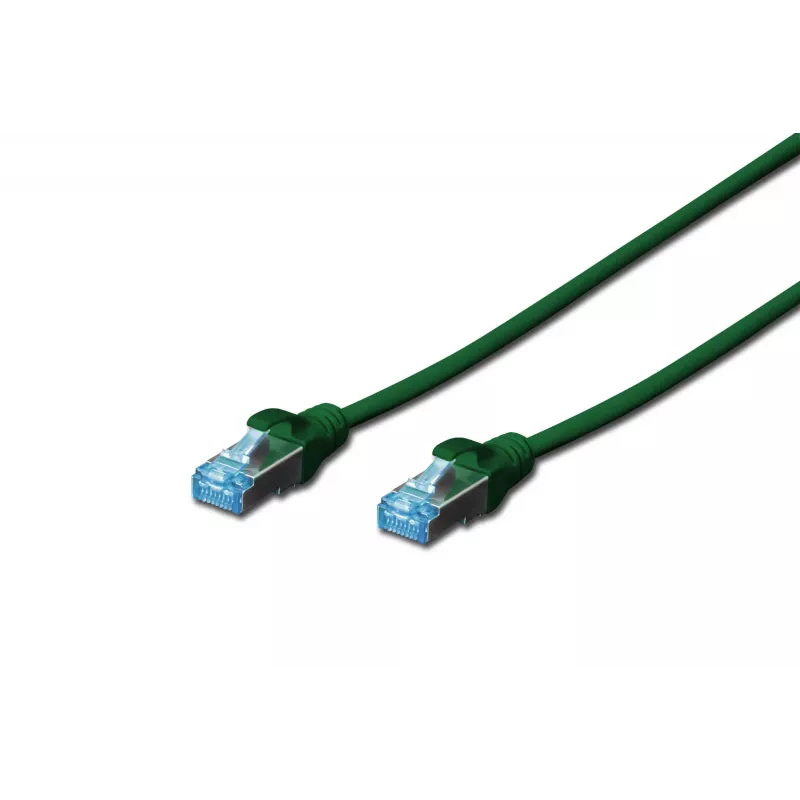 Tīkla kabelis Digitus CAT 5e SF/UTP RJ-45 0,5m Zaļš